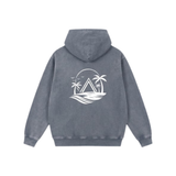 Snow Wash Royal Blue Hoodie