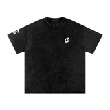 Snow Washed Oversized Cotton Tee