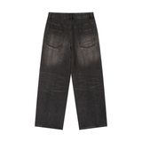 Vintage Wash Heavyweight Denim Jeans
